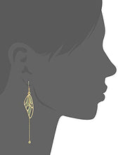 Load image into Gallery viewer, 14K Gold Plated Fashion Temperament Tassel Butterfly Wings S925 Silver Needle Personality All-match Hook Earrings for Women Girl Gifts Valentines Birthday Anniversary Mother’s Day