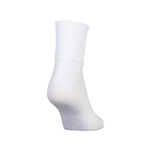 Load image into Gallery viewer, Gold Toe Women's Classic Turn Cuff Socks, 6 Pairs, White, Shoe Size: 6-9