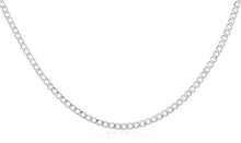 Load image into Gallery viewer, 14K Yellow Gold 2.0mm Cuban/Curb Link Chain Necklace- Made in Italy-16-30 (White, 24)