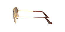Load image into Gallery viewer, Ray-Ban Junior Unisex-Child RJ9506S Metal Sunglasses, Gold/Brown Gradient, 52 mm