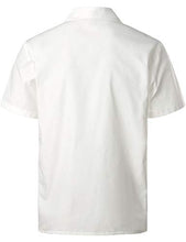 Load image into Gallery viewer, VATPAVE Mens Short Sleeve Button Down Cuban Guayabera Shirts Medium White