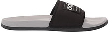 Load image into Gallery viewer, adidas Unisex Adilette Comfort Slide Sandal, Core Black/White/Grey, 5 US Men