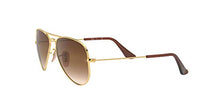 Load image into Gallery viewer, Ray-Ban Junior Unisex-Child RJ9506S Metal Sunglasses, Gold/Brown Gradient, 52 mm
