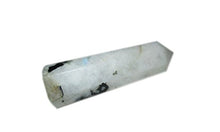 Load image into Gallery viewer, Jet Genuine Exquisite Rainbow Moonstone Obelisk Tower Jumbo 8 Facet Free Booklet Jet International Crystal Therapy Aura Rock Crystal Natural Polished Earth Spirit Balance Point Gemstone Spiritual Chakra Balancing Psychic Gift Therapy Massage Healing Vibra