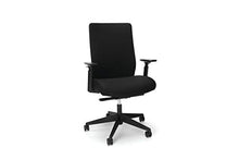 Load image into Gallery viewer, HON BASYX Biometryx Commercial-Grade Fabric Upholstered Task Chair, Office Chair, in Black (BSX156VA10T)