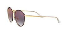 Load image into Gallery viewer, Ray-Ban Unisex-Adult RB3574N Blaze Sunglasses, Gold/Blue Gradient Mirror, 59 mm