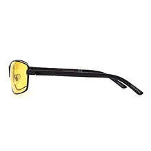 Load image into Gallery viewer, Dockers Men's Wade Night Driver Glasses Square Sunglasses, Black, 54mm