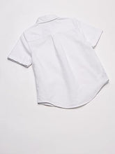 Load image into Gallery viewer, The Children's Place Baby Boys and Toddler Boys Short Sleeve Oxford Button Down Shirt, White, 12-18 MONTHS