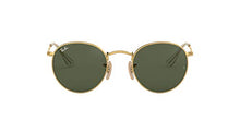 Load image into Gallery viewer, Ray-Ban unisex adult Rb3447n Flat Lens Metal Sunglasses, Gold/Green, 53 mm US