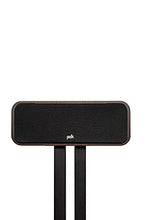 Load image into Gallery viewer, Polk Signature Elite ES30 Center Channel Speaker - Hi-Res Audio Certified and Dolby Atmos & DTS:X Compatible, 1" Tweeter & Two 5.25" Woofers, Dual Power Port for Effortless Bass, Contemporary Walnut