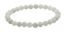 Load image into Gallery viewer, Glossy 6mm Round Moonstone Stretch Bracelet, 7"