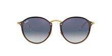 Load image into Gallery viewer, Ray-Ban Unisex-Adult RB3574N Blaze Sunglasses, Gold/Blue Gradient Mirror, 59 mm