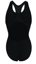 Load image into Gallery viewer, Dolfin Ocean Women's Swimwear Solid Performance Back Swimsuit (36, Black)