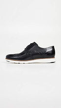 Load image into Gallery viewer, Cole Haan Men's Original Grand Shortwing Oxford Shoe, Black Leather/White, 10.5 Medium US