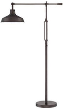 Load image into Gallery viewer, Turnbuckle Industrial Downbridge Floor Lamp LED Oil Rubbed Bronze Adjustable Metal Shade for Living Room Reading Bedroom - Franklin Iron Works