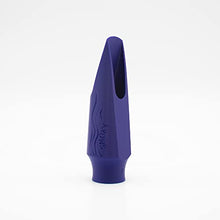 Load image into Gallery viewer, Syos Tenor Saxophone Mouthpiece, Smoky Model, 8 Tip Opening, Phantom Blue, Improve the Sound of your Sax with this Easy-To-Play, Dark and Warm Tenor Sax Mouthpiece