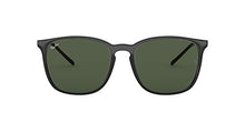 Load image into Gallery viewer, Ray-Ban Men's RB4387 Sunglasses, Black/Green, 56 mm