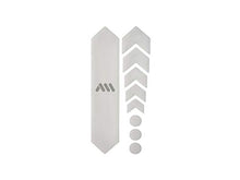 Load image into Gallery viewer, All Mountain Style AMSFG1CLSV Honeycomb High Impact Frame Guard Basic – Protects Your Bike from Scratches and dings, Clear/Silver