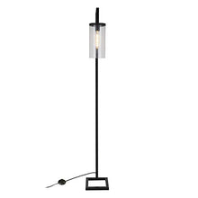 Load image into Gallery viewer, Henn&Hart FL0014 Modern farmhouse seeded floor lamp, One Size, Black