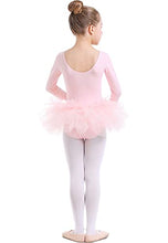 Load image into Gallery viewer, danswan Toddler Girls Long Sleeve Ballet Tutu Leotards with Glitter Skirt Dance Ballerina Outfit (2-3T, Ballet Pink)