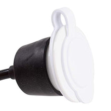 Load image into Gallery viewer, 15A Weatherproof Outdoor Power Outlet by Journeyman-Pro 15 Amp 125 Volt NEMA 5-15R Receptacle Kit with Integrated 20" Extension Cord + Waterproof Rubber Cover (GCR1-WHITE)