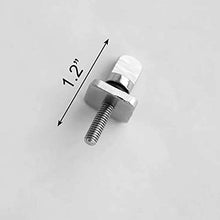 Load image into Gallery viewer, BlingKingdom 2pcs Stainless Steel Surfboard Fin Screw No Tool Fin Screw Thumb Fin Screw and Plate Surfing Accessories for Men Women Surfboard Surf Longboard Paddleboard and SUP
