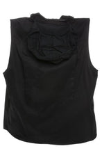 Load image into Gallery viewer, Humvee Cotton Ranger Vest with Hideaway Hood, Black, XX-Large