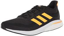 Load image into Gallery viewer, adidas Men's Supernova + Running Shoe, Core Black/Flash Orange/Flash Orange, 9