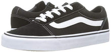 Load image into Gallery viewer, Vans Women's WM Ward Sneaker, Black ((Suede/Canvas) Black/White Iju), 7
