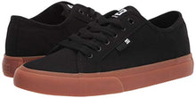 Load image into Gallery viewer, DC mens Manual Skate Shoe, Black/Gum, 10.5 US