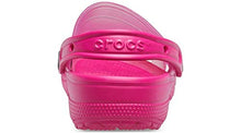 Load image into Gallery viewer, Crocs Unisex Men's and Women's Classic Translucent Clog, Candy Pink, 8 US