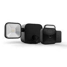 Load image into Gallery viewer, Blink Outdoor 3rd Gen + Floodlight — wireless, 2-year battery life, HD floodlight mount and smart security camera, 700 lumens, motion detection, set up in minutes - 1 camera kit (Black)