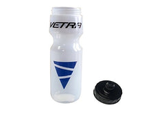 Load image into Gallery viewer, Vetra Sports Squeeze Water Bottle Leakproof Valve Hydration 22 oz Clear/Black/Blue Running Cycling Bike Soccer Football NEW