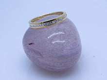 Load image into Gallery viewer, 0.15 Carat (ctw) Baguette White Diamond Ladies Fashion Wedding Band, 14K Yellow Gold, Size 7