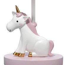 Load image into Gallery viewer, Bedtime Originals Rainbow Unicorn Lamp with Shade & Bulb, White