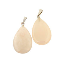 Load image into Gallery viewer, 20pcs Teardrop Water Drop Shape Healing Chakra Charm Beads Crystal Quartz Stone Random Color Pendants for Necklace Jewelry Making