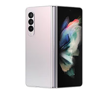 Load image into Gallery viewer, Samsung Electronics Galaxy Z Fold 3 5G Factory Unlocked Android Cell Phone US Version Smartphone Tablet 2-in-1 Foldable Dual Screen Under Display Camera 256GB Storage, Phantom Silver