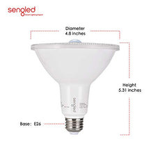 Load image into Gallery viewer, Sengled Motion Sensor Flood Lights Outdoor Dusk to Dawn Security Light Bulbs, E26 PAR38 Motion Activated 3000K Warm White, 1500LM, Waterproof LED Light Bulbs for Porch, Driveways,2 Pack 4th Gen