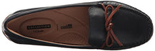 Load image into Gallery viewer, Clarks Women's Dameo Swing Driving Style Loafer, Navy Leather, 7.5 Medium US