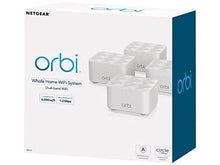 Load image into Gallery viewer, NETGEAR Orbi RBK14-100NAS Whole Home Mesh WiFi System - up to 1.2Gbps high-Performance WiFi with up to 6,000 Square feet of Coverage. Expand Your Home’s WiFi Coverage to Eliminate WiFi Dead Zones