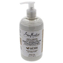 Load image into Gallery viewer, Sheamoisture Daily Hydrating Conditioner For All Hair Types 100% Virgin Coconut Oil Sulfate-Free 13 oz