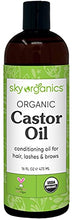 Load image into Gallery viewer, Sky Organics USDA Organic Castor Oil + USDA Organic Jojoba Oil + Fractionated Coconut Oil Bundle