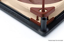 Load image into Gallery viewer, Noctua Bundle: 4X NF-A12x25 PWM chromax.Black.swap, Premium Quiet Fan, 4-Pin (120mm, Brown) + 2X NA-SFMA1, Fan Mounting Adaptors (4 Pieces, Black)