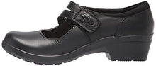 Load image into Gallery viewer, Clarks Women's Angie Bell Mary Jane Flat, Black Leather, 7