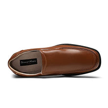 Load image into Gallery viewer, Bruno Marc Men's Goldman-02 Brown Slip on Leather Lined Square Toe Dress Loafers Shoes for Casual Weekend Formal Work - 9.5 M US