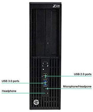 Load image into Gallery viewer, HP Z230 Workstation Gaming Computer Desktop, Intel Core i5-4590, 16GB DDR3 RAM, 240GB SSD & 2TB HDD, USB 3.0, NVIDIA GeForce GT 1030 2GB, HDMI, DVI, WiFi - Windows 10 Professional (Renewed)