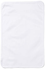 Load image into Gallery viewer, Moon and Back Baby Set of 7 Organic Burp Cloths, White Cloud, One Size