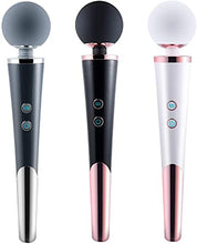 Load image into Gallery viewer, Cordless Wand Massager - Strongest Therapeutic Vibrating Power - Best Rated for Travel Gift - Magic Stress Away - Perfect for Muscle Aches and Personal Sports Recovery - USB - (E Style)