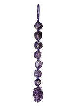 Load image into Gallery viewer, Jovivi Chakra Stones Set, Natural Amethyst Healing Crystals Wall Hanger Reiki Tumbled Gemstones Tassel Spiritual Meditation Hanging Ornament/Window Ornament/Feng Shui Decor