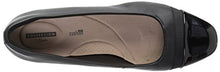 Load image into Gallery viewer, Clarks womens Juliet Monte Pump, Black Leather/Synthetic, 8 US